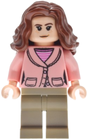 LEGO Hermione Granger - Warm Pink Jacket, Dark Tan Legs set