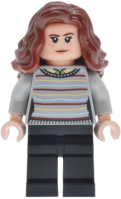 LEGO Hermione Granger - Striped Sweater, Tan Shirt Collar, Black Legs set