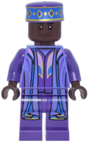 LEGO Kingsley Shacklebolt - Umber, Blue Violet and Dark Purple Robe set