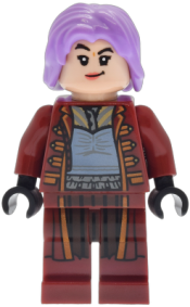 LEGO Nymphadora Tonks - Medium Lavender Hair, Dark Red Outfit set