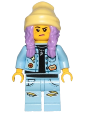 LEGO Parker L. Jackson - Denim Jacket with Beanie (Smile / Grumpy) minifigure