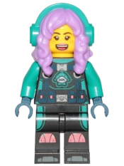 LEGO Parker L. Jackson - Diving Suit with Headphones (Open Mouth Smile / Disgusted) minifigure