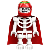 LEGO Douglas Elton / El Fuego - Skeleton with Cape minifigure