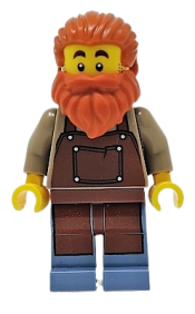 LEGO Blacksmith, Reddish Brown Apron minifigure