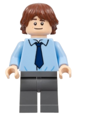 LEGO Jim Halpert minifigure