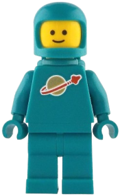 LEGO Classic Space - Dark Turquoise with Air Tanks and Updated Helmet set
