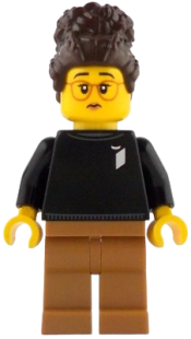 LEGO LEGO Ideas Designer - Female, Black Sweater with LEGO Ideas Logo, Medium Nougat Legs set