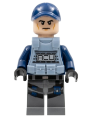 LEGO ACU Trooper - Vest, Cap, Male, Light Nougat Head minifigure