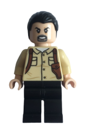 LEGO Vic Hoskins - Black Hair minifigure