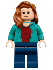 LEGO Claire Dearing - Dark Turquoise Shirt minifigure