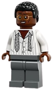 LEGO Ray Arnold - White Striped Shirt with Tie minifigure