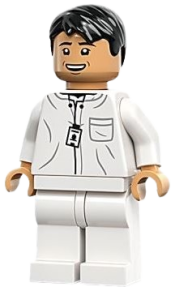 LEGO Dr. Henry Wu - White Lab Uniform minifigure