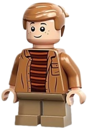 LEGO Tim Murphy - Medium Nougat Shirt minifigure