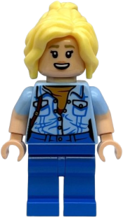 LEGO Dr. Ellie Sattler - Bright Light Blue Shirt set