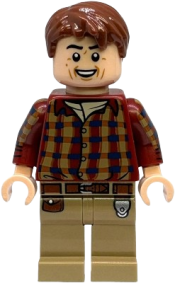 LEGO Dr. Alan Grant - Dark Red Shirt set