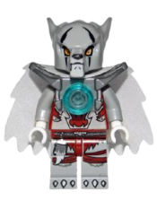 LEGO Worriz - Flat Silver Armor, Cape minifigure