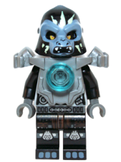 LEGO Gorzan - Flat Silver Heavy Armor minifigure