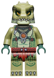LEGO Crocodile Warrior 2 minifigure