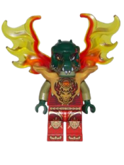 LEGO Cragger - Armor Breastplate, Flame Wings minifigure
