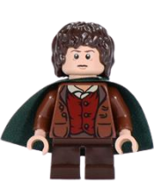 LEGO Frodo Baggins - Dark Green Cape minifigure