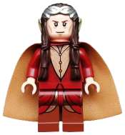 LEGO Elrond, Silver Crown, Dark Red Clothing minifigure