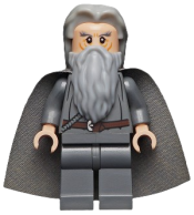 LEGO Gandalf the Grey - Hair and Cape minifigure