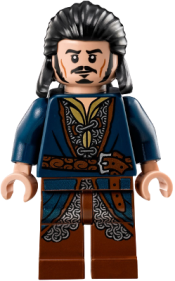 LEGO Bard the Bowman - Silver Buckle and Shirt Grommets minifigure
