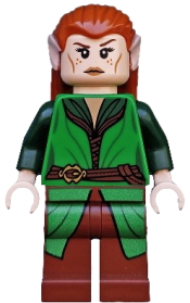 LEGO Tauriel, Green and Reddish Brown Outfit minifigure