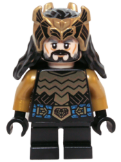 LEGO Thorin Oakenshield - Gold Armor and Crown minifigure