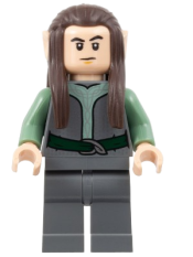 LEGO Rivendell Elf - Male, Dark Bluish Gray Shirt and Legs minifigure