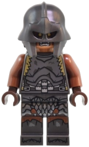 LEGO Orc - Medium Nougat Head, Pearl Dark Gray Armor and Helmet minifigure