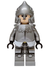 LEGO Soldier of Gondor - Light Nougat Head, Reddish Brown Eyebrows set