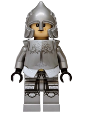 LEGO Soldier of Gondor - Medium Tan Head, Dimples set