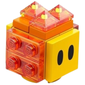 LEGO Lava Bubble - Scanner Code with Medium Azure Lines minifigure