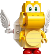 LEGO Koopa Troopa, Paratroopa - Scanner Code with Blue Lines minifigure