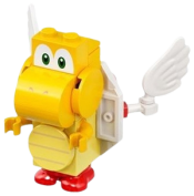 LEGO Koopa Troopa, Paratroopa - Scanner Code with Yellow Lines minifigure