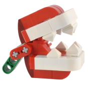LEGO Piranha Plant - Liftarm minifigure