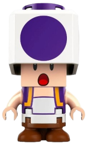 LEGO Purple Toad - Surprised minifigure