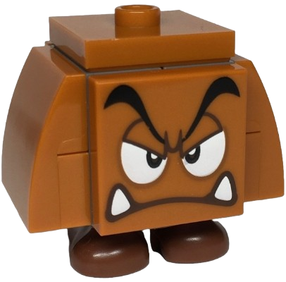 LEGO Goomba (2 x 2 Jumper) - Angry, Eyelids minifigure