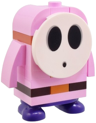 LEGO Pink Shy Guy minifigure