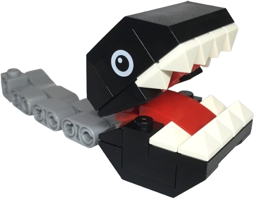 LEGO Chain Chomp - Technic Brick Attachment minifigure