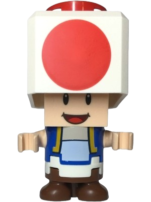 LEGO Toad - Happy, Open Mouth minifigure