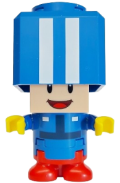 LEGO Blue Toad - Pit Crew Uniform set