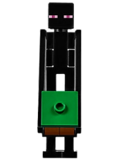 LEGO Enderman - Green and Reddish Brown Box minifigure