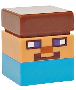 LEGO Micromob Steve - Short minifigure