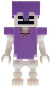 LEGO Skeleton, Minecraft - Medium Lavender Armor and Helmet set