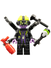 LEGO Syntax - Hammer, Poison Rifle, Fire Extinguisher minifigure