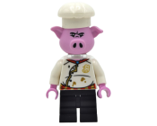 LEGO Pigsy - White Chef Jacket, Black Medium Legs, Portable Kitchen minifigure