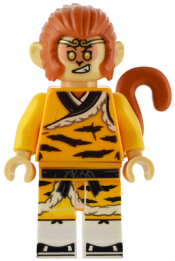 LEGO Monkey King - Bright Light Orange Robe with Black Animal Stripes minifigure
