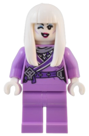 LEGO White Bone Demon - Medium Lavender Outfit minifigure